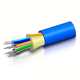 CommScope - Uniprise P-002-DS-6F-FSUBL Plenum Single Unit Distribution Cable, 2 Fiber, Blue (1640')